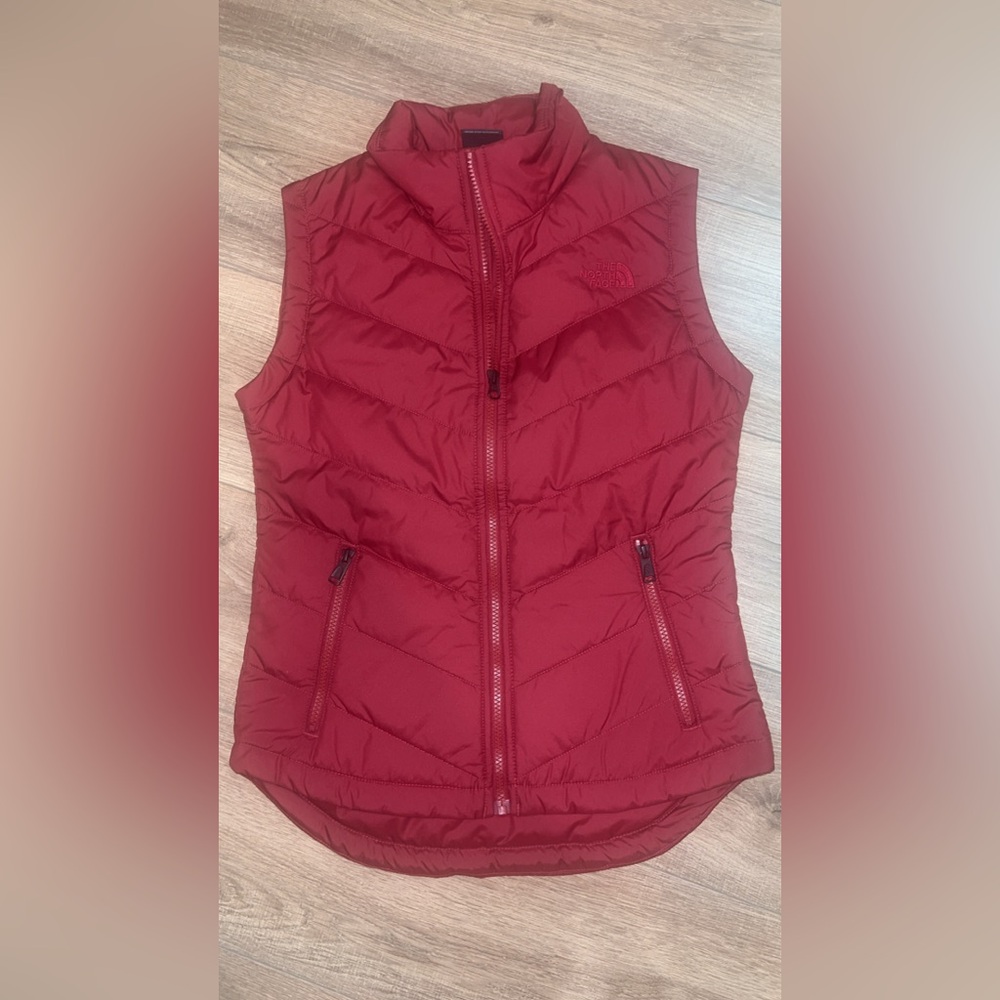 The North Face Women's Cherry Red Quilted Vest